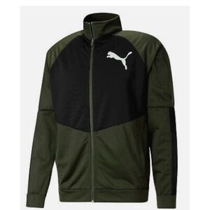 Puma Men's Contrast 2.0 Colorblocked
Logo-Print Track‎ Jacket Size M